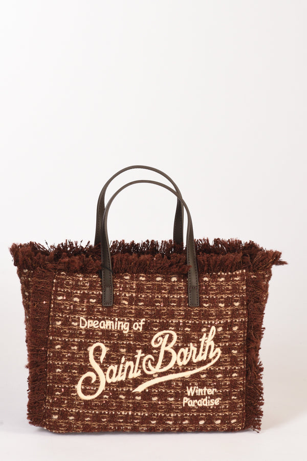 Mc2 Saint Barth Borsa Colette Marrone/beige Donna