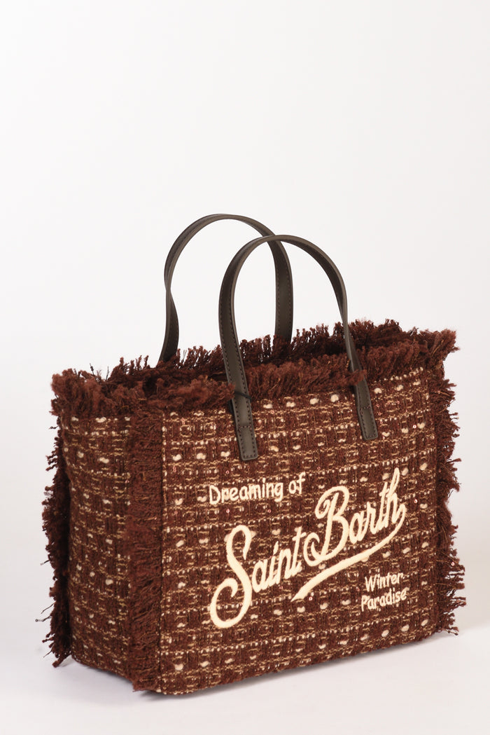 Mc2 Saint Barth Borsa Colette Marrone/beige Donna - 2