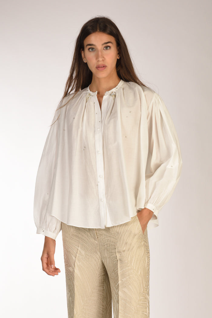 Forte Forte Camicia Ricamo Bianco Donna - 1