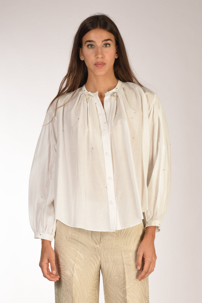 Forte Forte Camicia Ricamo Bianco Donna - 2