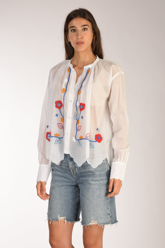 Forte Forte Camicia Perline Bianco/multicolor Donna - 1