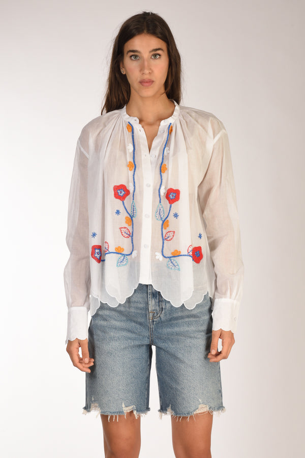 Forte Forte Camicia Perline Bianco/multicolor Donna-2
