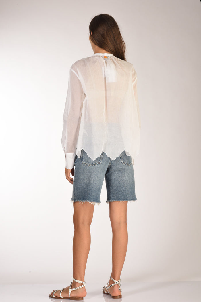 Forte Forte Camicia Perline Bianco/multicolor Donna - 5
