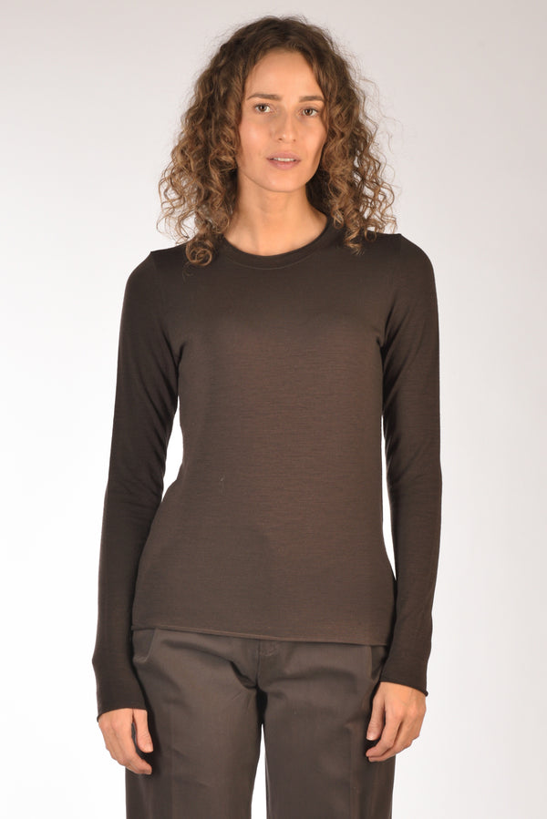 Shirt C Zero Tshirt Maglia Marrone Donna-2