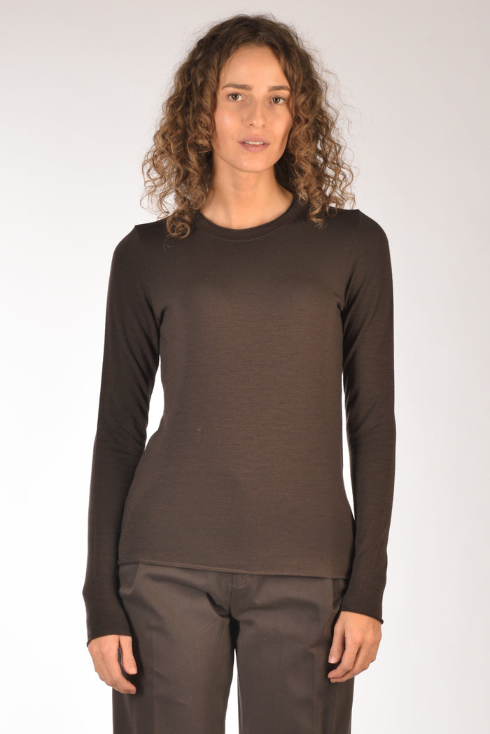 Shirt C Zero Tshirt Maglia Marrone Donna - 2
