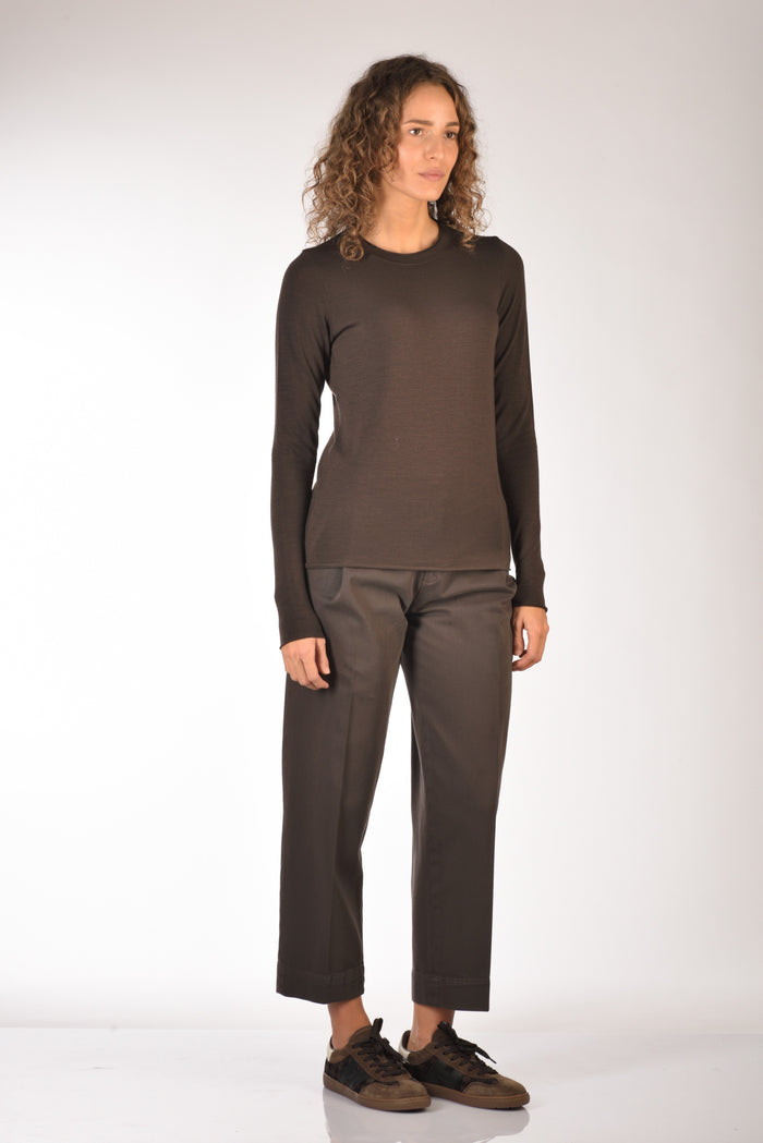 Shirt C Zero Tshirt Maglia Marrone Donna - 4