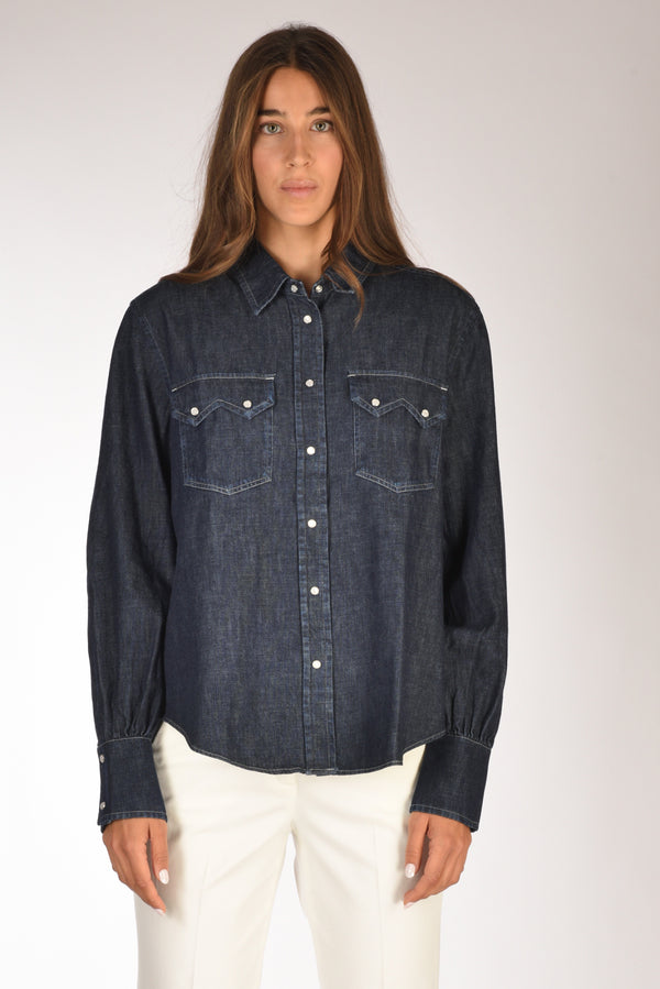 Pt Torino Camicia Jeans Donna-2