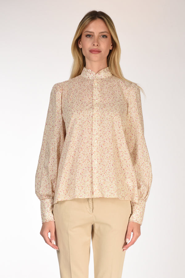 Polo Ralph Lauren Camicia Fiori Beige/rosa/multicolor Donna-2