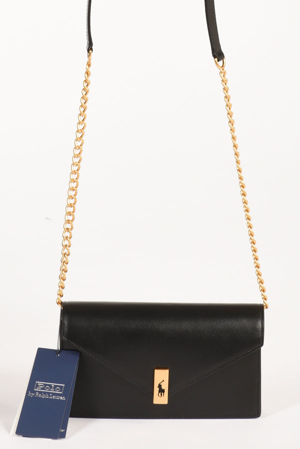 Polo Ralph Lauren Borsa Tracolla Nero Donna