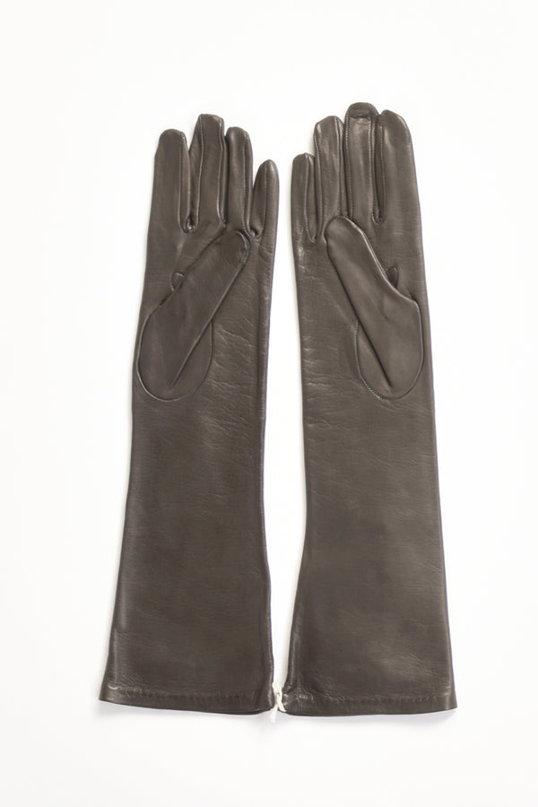 Alpo Guanti In Nappa Grigio Donna-2