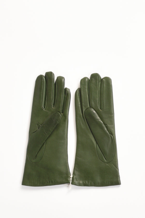 Alpo Guanti In Nappa Verde Donna-2