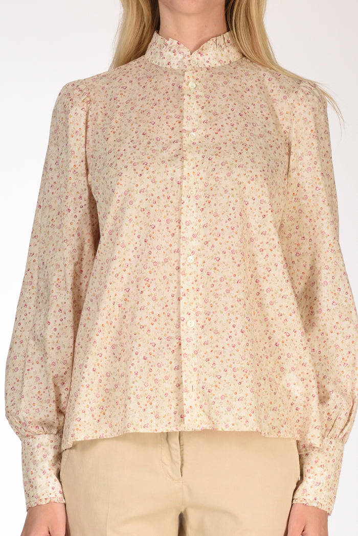 Polo Ralph Lauren Camicia Fiori Beige/rosa/multicolor Donna - 3