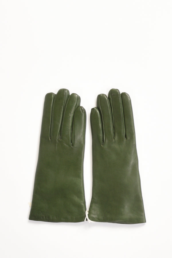 Alpo Guanti In Nappa Verde Donna