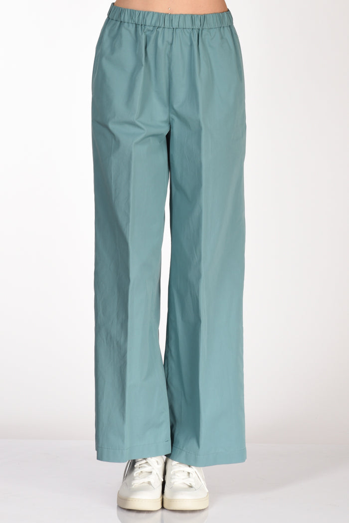 Aspesi Pantalone Elastico Azzurro Donna - 3