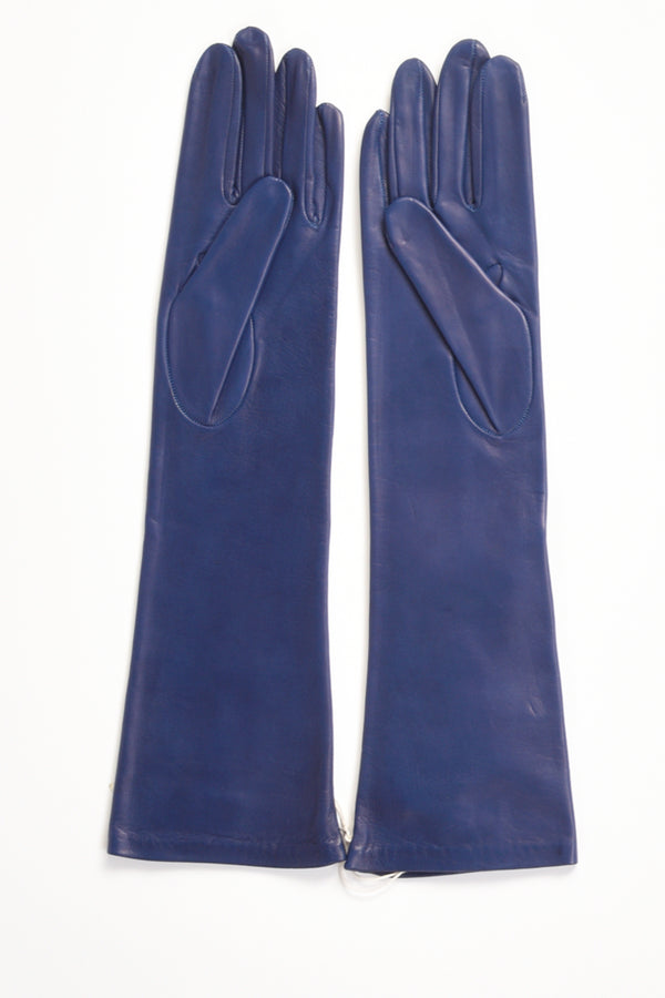 Alpo Guanti In Nappa Bluette Donna-2