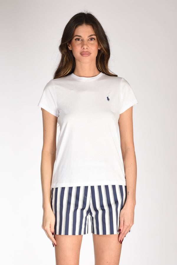 Polo Ralph Lauren Tshirt Girocollo Bianco Donna-2