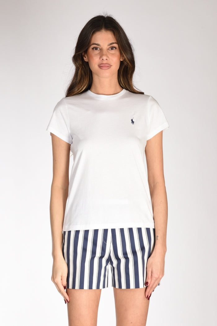 Polo Ralph Lauren Tshirt Girocollo Bianco Donna - 2