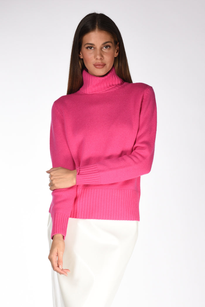Allude Collo Alto Fucsia Donna - 1