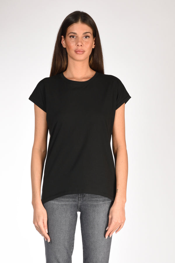 Allude Tshirt Nero Donna-2