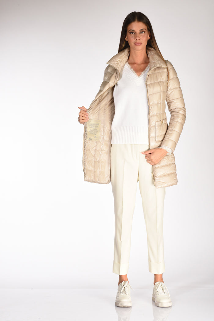 Herno Piumino Con Tasche Beige Donna - 5