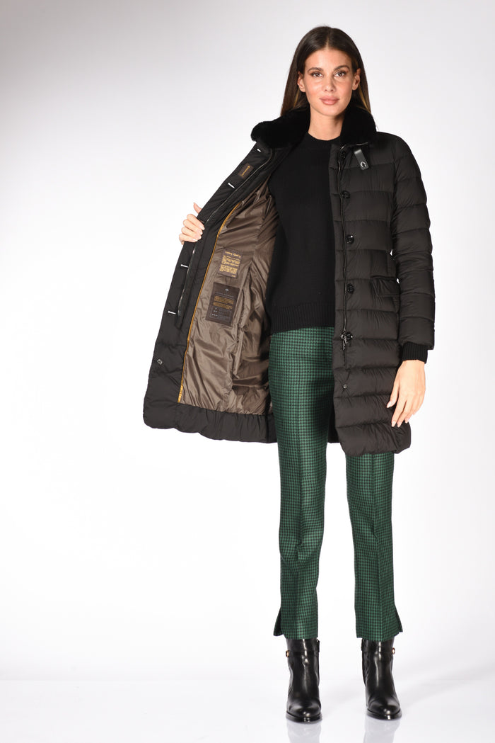 Moorer Piumino Vetiver Nero Donna - 6