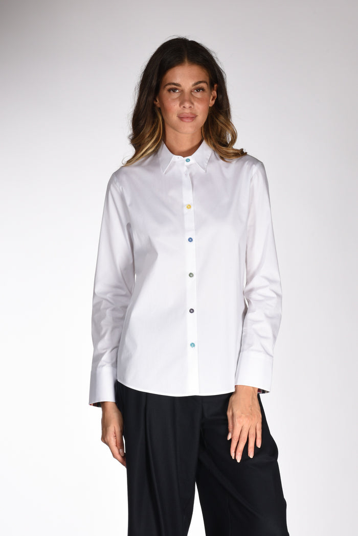 Paul Smith Camicia Colletto Bianco Donna - 1