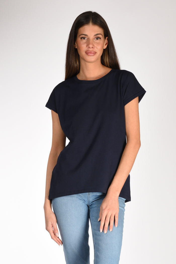 Allude Tshirt Blu Donna - 1