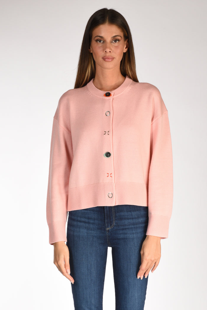 Paul Smith Cardigan Ricamo Rosa Donna - 2
