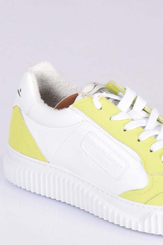 Voile Blanche Sneakers Bianco/giallo Donna - 4