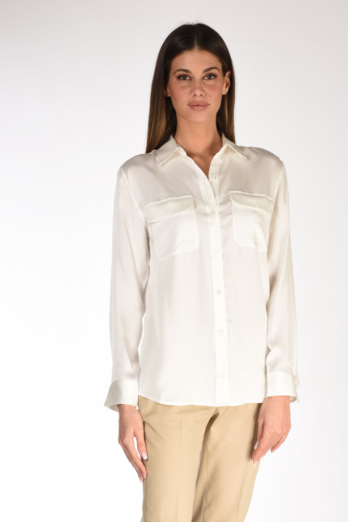 Equipment Camicia Tasche Bianco Donna