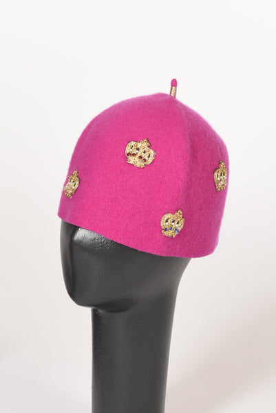 Le Chapeau Cappello Decorato Fucsia Donna » Five Brescia