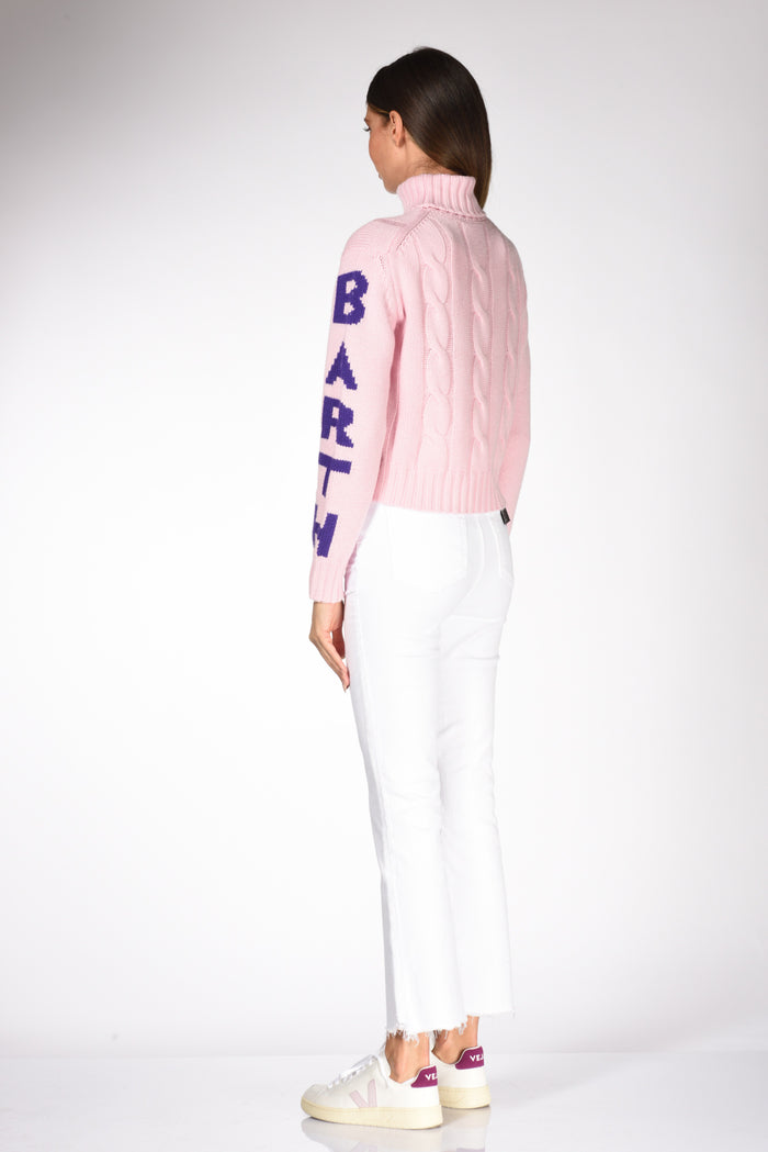 Mc2 Saint Barth Dolcevita Scritte Rosa/viola Donna - 5