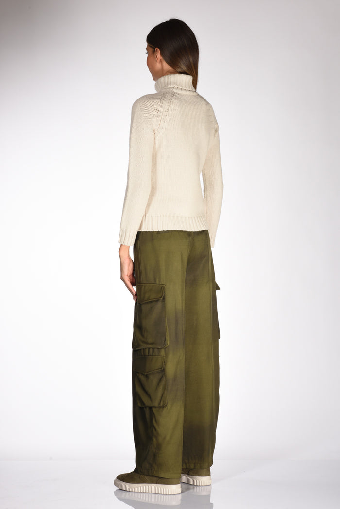 Base Milano Collo Alto Beige Chiaro Donna - 5