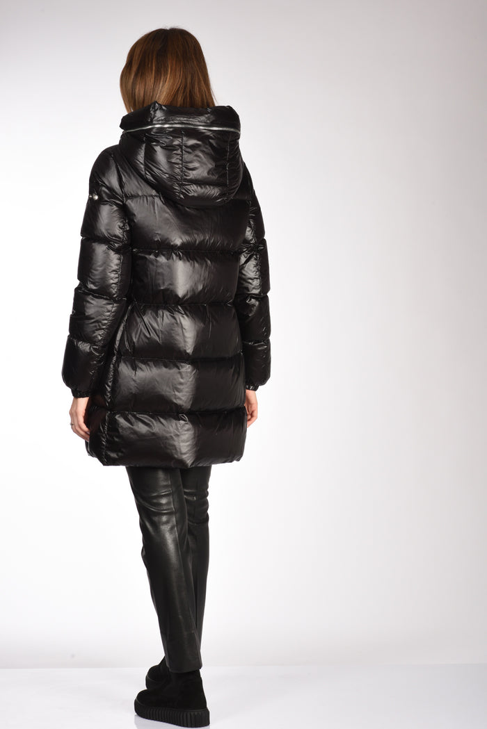 Add Piumino Hooded Nero Donna - 5