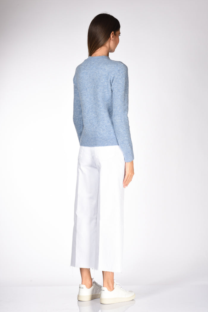 Mc2 Saint Barth Maglia Girocollo Azzurro Donna - 5