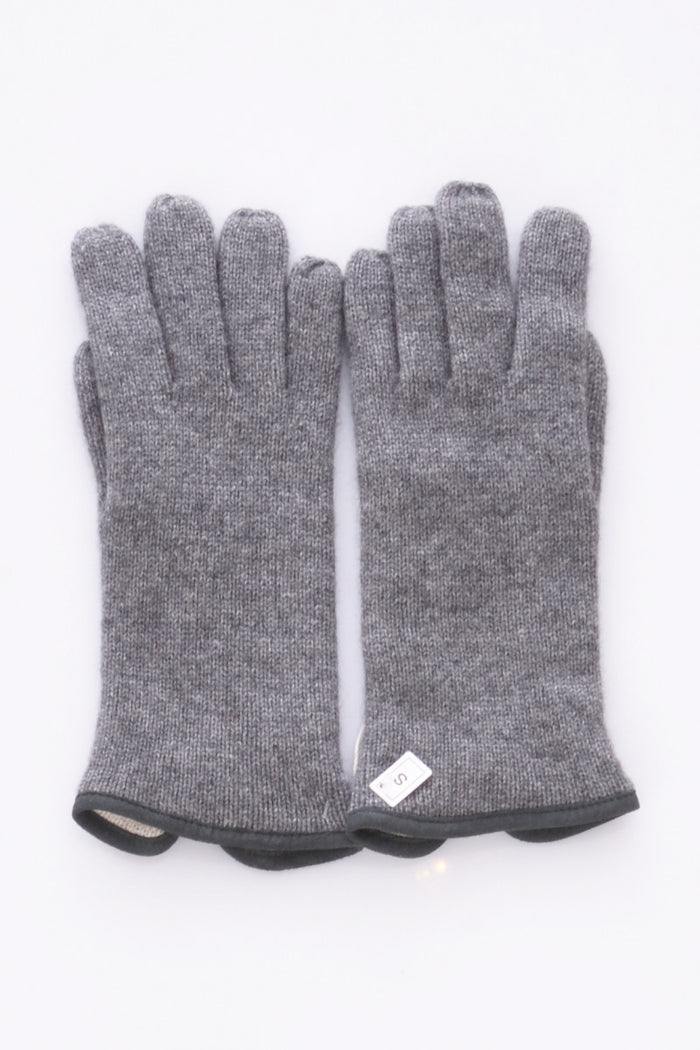 Alpo Guanti In Maglia Grigio Donna - 1