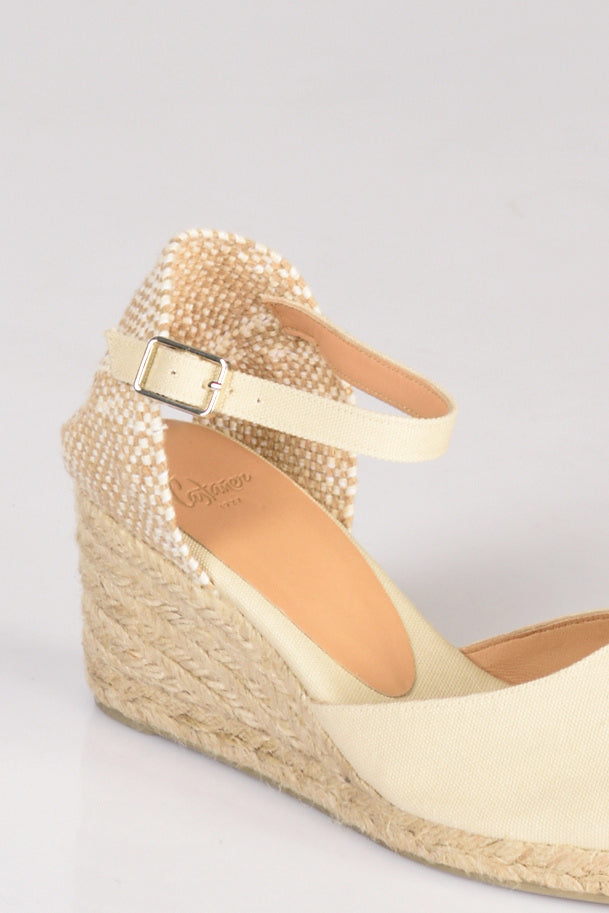 Castaner Espadrillas Zeppa Beige Donna - 4
