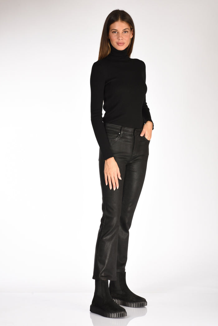 Paige Jeans Spalmato Nero Donna - 2