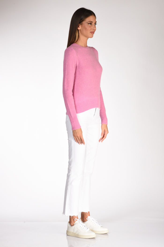 Anne Claire Maglia Girocollo Rosa Scuro Donna - 4