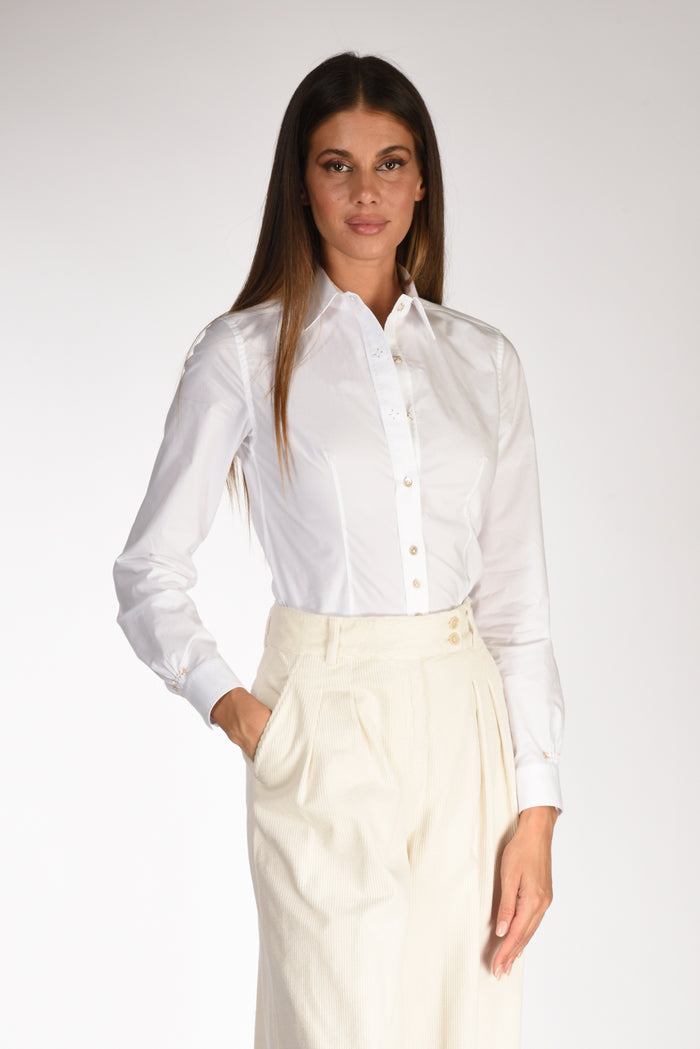 Sarte Pettegole Camicia Colletto Bianco Donna - 1