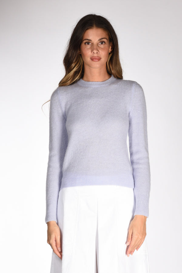 Anne Claire Maglia Girocollo Viola Chiaro Donna-2