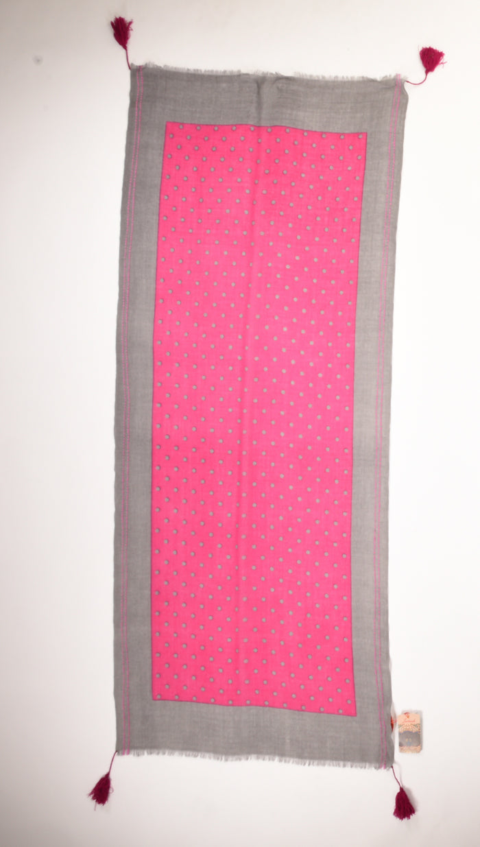 Jaitush Sciarpa Stampata Grigio/fucsia Donna - 3