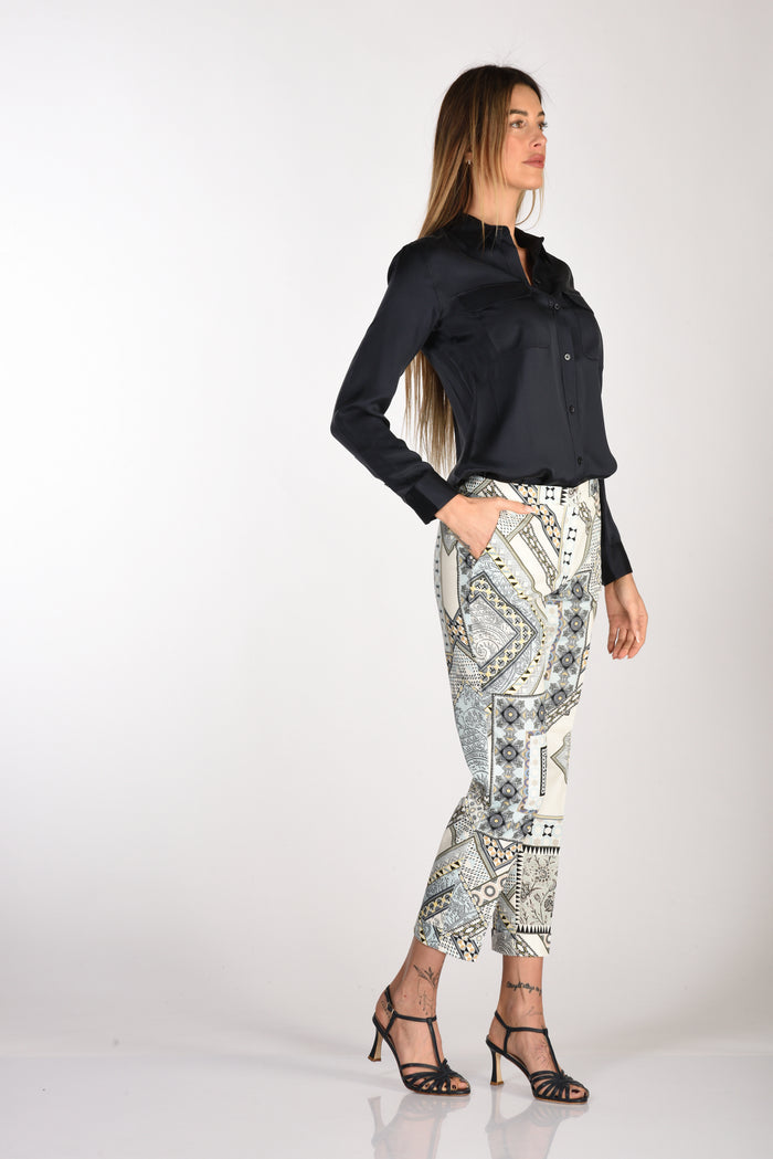 Etro Pantalone Rose Bianco/azzurro Donna - 2