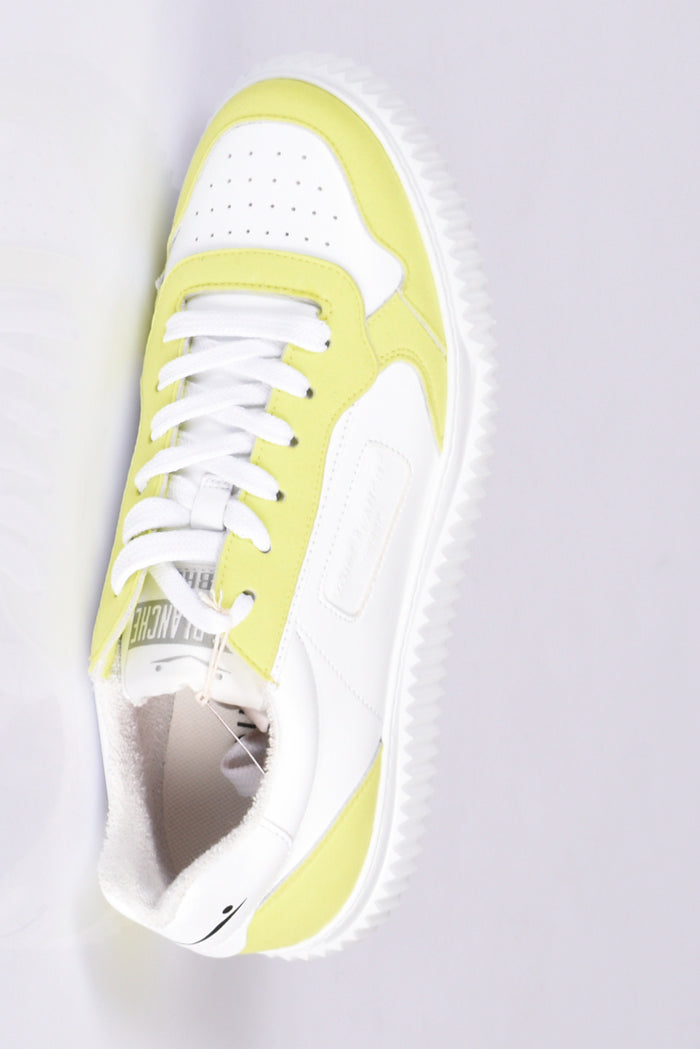 Voile Blanche Sneakers Bianco/giallo Donna - 6
