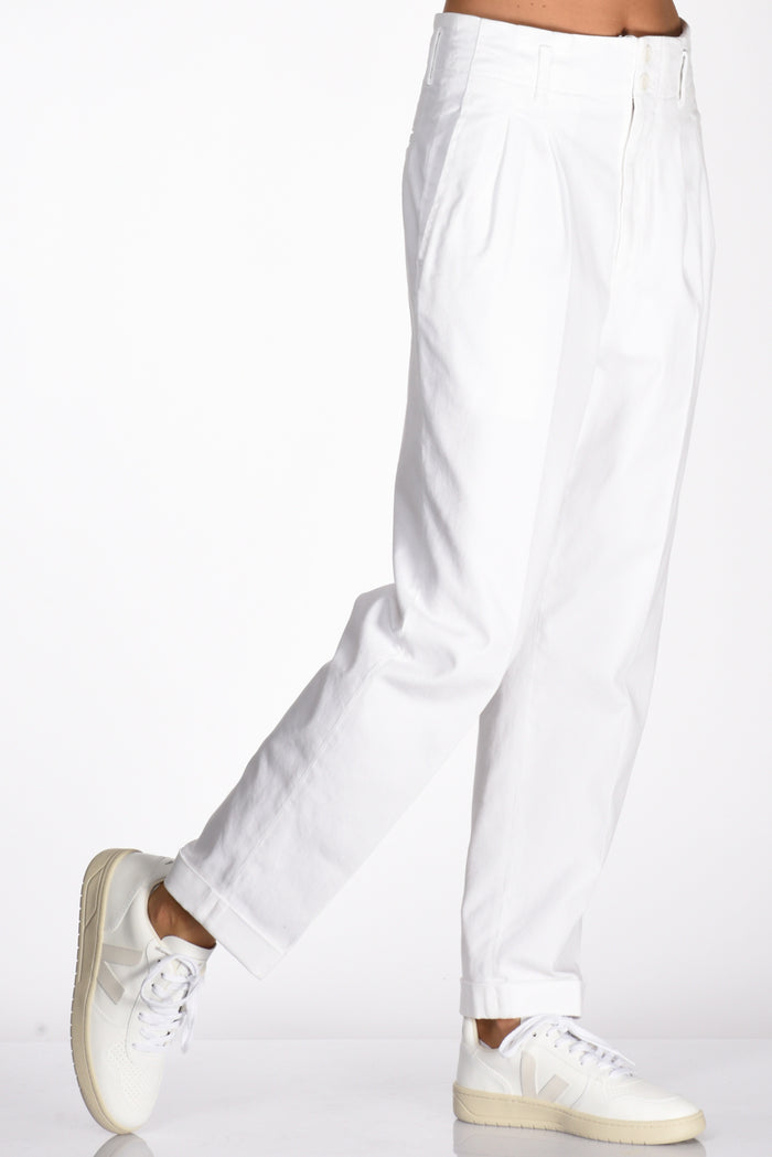 Aspesi Pantaloni Bianco Donna