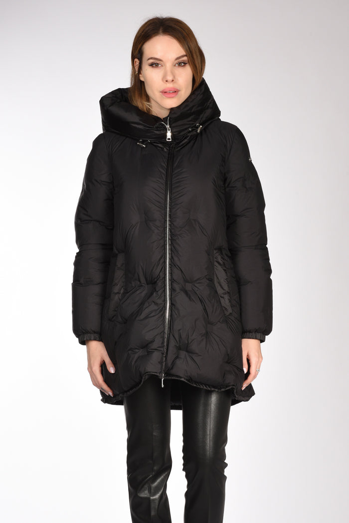 Add Piumino Hooded Nero Donna - 2