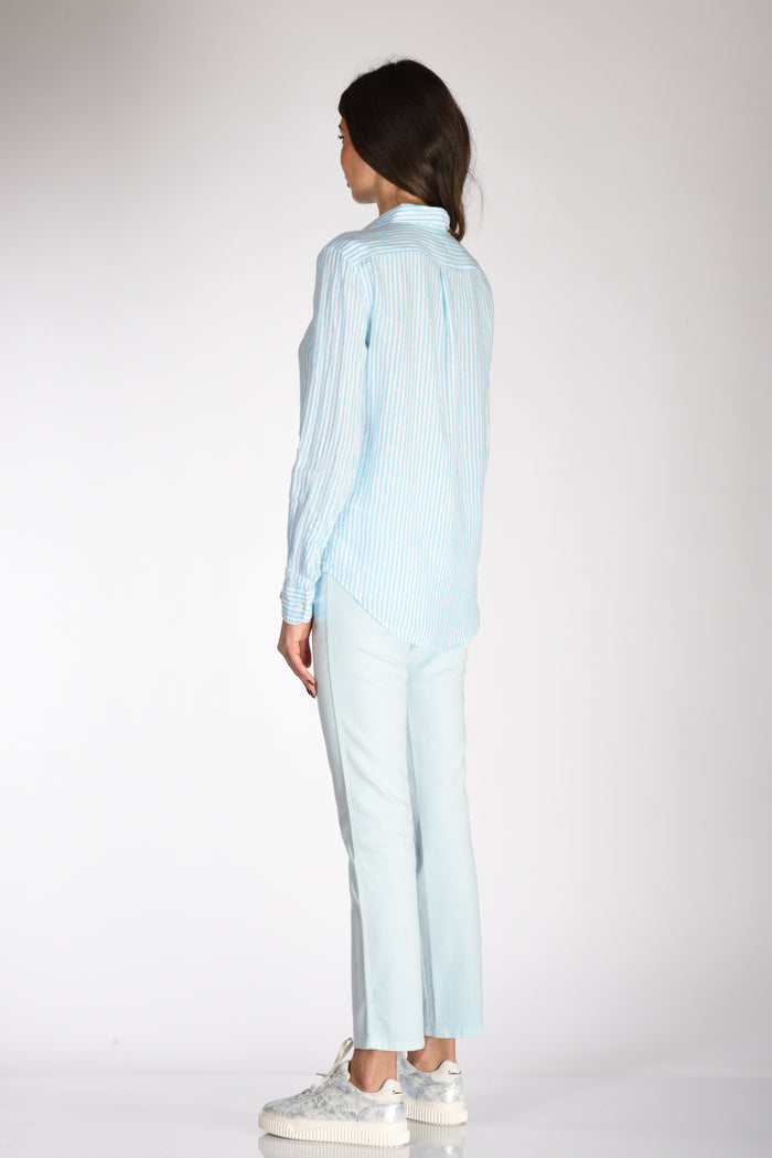 Polo Ralph Lauren Camicia Azzurro/bianco Donna - 5