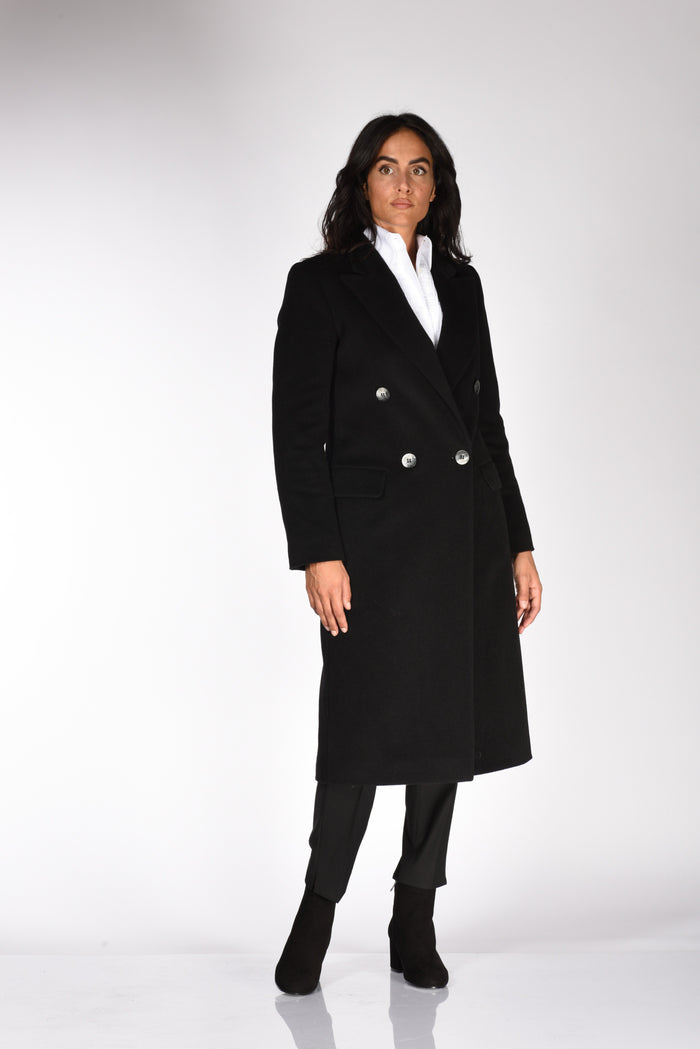 Five Special Project Doppiopetto Lungo Nero Donna - 2