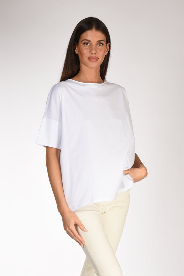 Shirt C Zero Tshirt Girocollo Bianco Donna