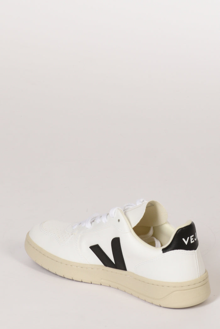 Veja Sneakers Stringata Bianco/nero Donna - 5